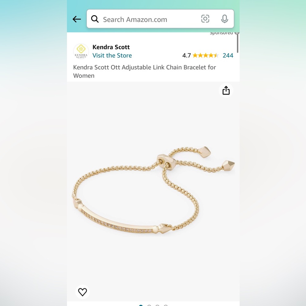 Kendra Scott adjustable bracelet